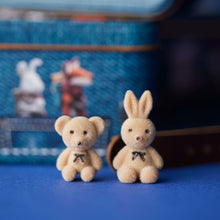 Load image into Gallery viewer, Teddy Tin With Miniature Bear or Rabbit