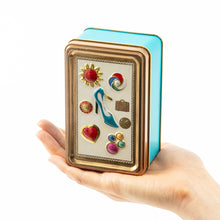 Load image into Gallery viewer, Mini Jewel Button Tin With Button