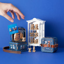 Load image into Gallery viewer, Teddy Tin With Miniature Bear or Rabbit
