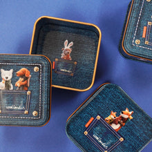 Load image into Gallery viewer, Teddy Tin With Miniature Bear or Rabbit