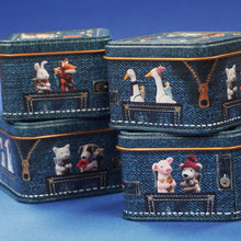 Load image into Gallery viewer, Teddy Tin With Miniature Bear or Rabbit