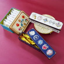Load image into Gallery viewer, Set of 3 〜 Mini Jewel Button Can, Blue can, White can