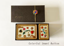 Load image into Gallery viewer, Jewel Button Collection with a button imported from Israel
